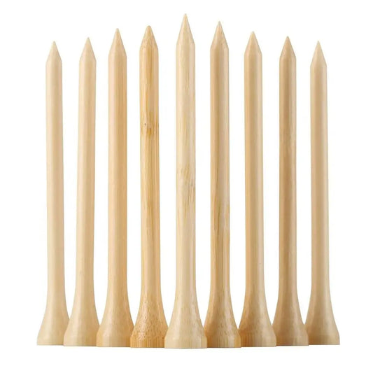 100Pcs Bamboo Golf Pins 42mm 54mm 70mm 83mm Stronger Golf Training Accessories Sturdy Biodegradable Replaceable Golf Tees Sport - Gofer It Golf