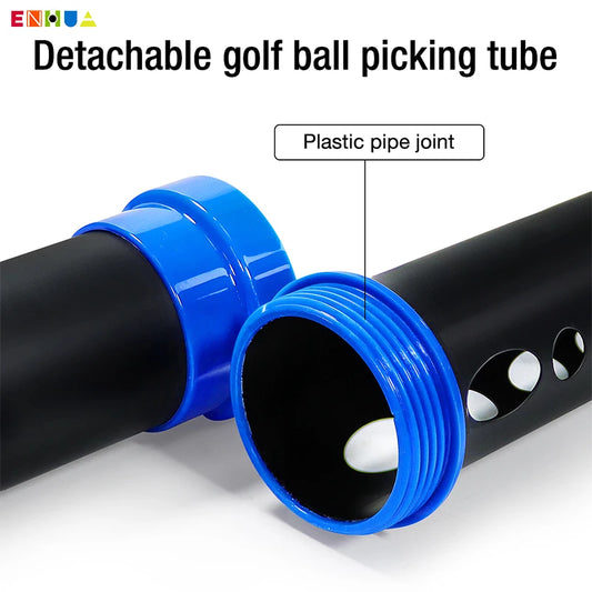 New Design TPR + Aluminium Tube Golf Ball Picker Durable Detachable Golf Ball Collector for Water and Bushes Shag Tube - Gofer It Golf