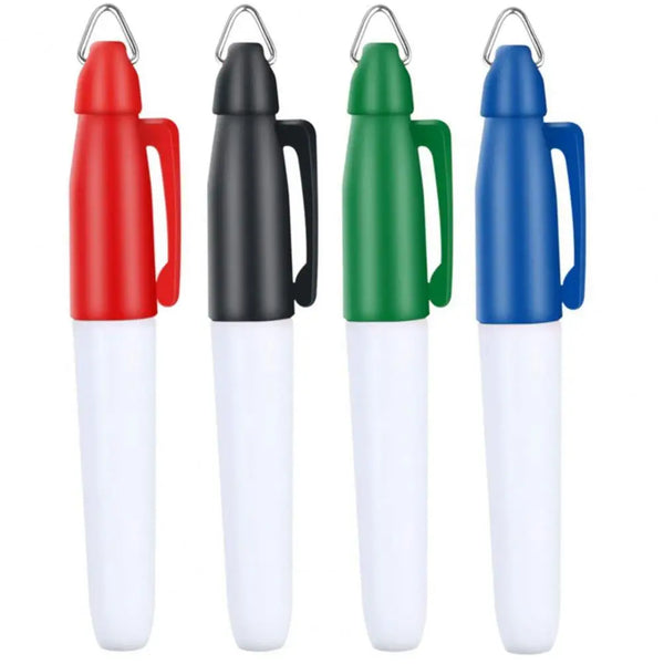 3Pcs Golf Ball Line Pen Clear Handwriting Portable Golf Ball Drawing Marker Clear Handwriting Triangular Iron Ring Golf Ball Pen - Gofer It Golf