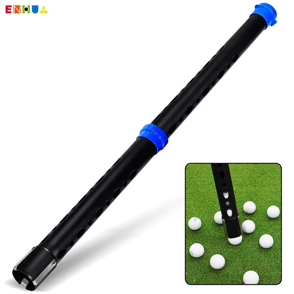 New Design TPR + Aluminium Tube Golf Ball Picker Durable Detachable Golf Ball Collector for Water and Bushes Shag Tube - Gofer It Golf
