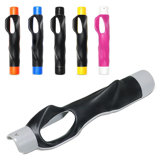 A89E-Golf Grip Training Aid Golf Club Handle for Swing Grip Trainer Left Right Hand Practice Aid,Grey - Gofer It Golf